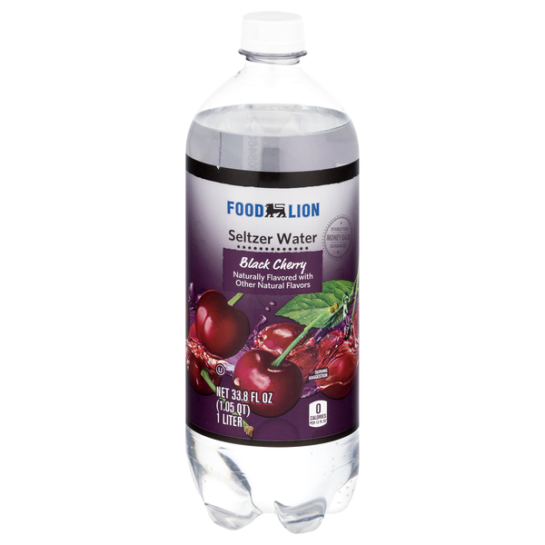 Food Lion Black Cherry Seltzer Water