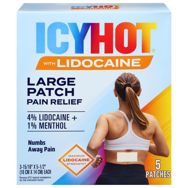 Icy Hot Max Lidocaine Pain Relief Patch