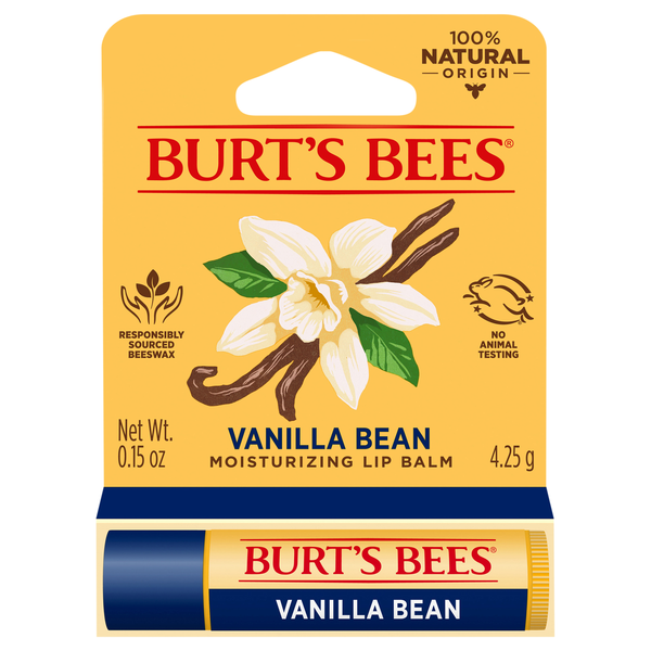 Burt's Bees Vanilla Bean Moisturizing Lip Balm