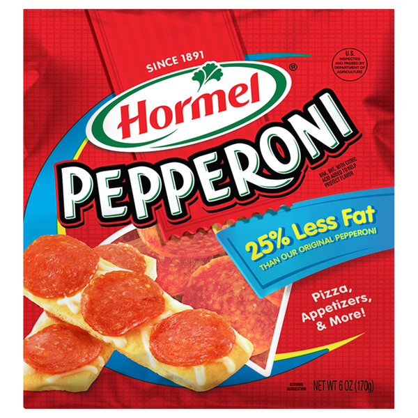 Hormel 25% Less Fat Pepperoni Slices
