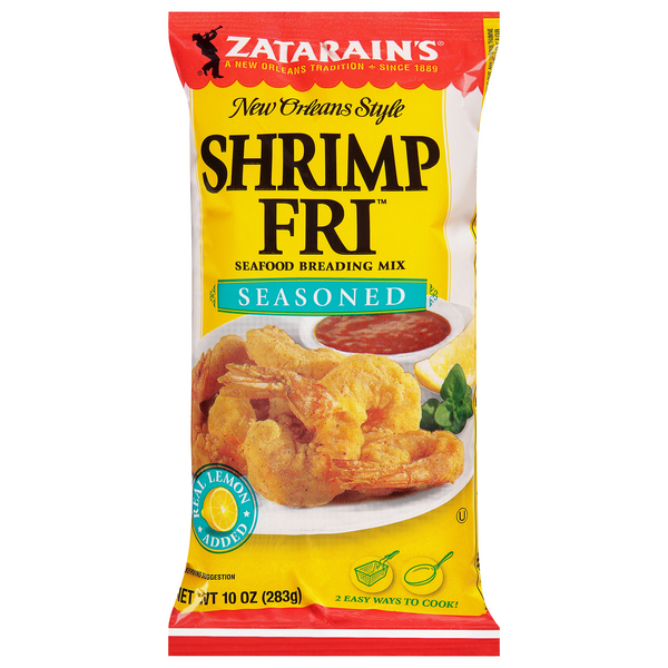 Zatarain's New Orleans Style Shrimp Fri Seasoned Seafood Breading Mix