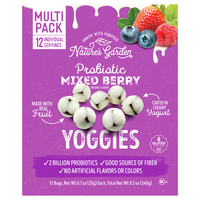 Nature's Garden Yoggies Probiotic Mixed Berry Yogurt Covered Fruit - 12 ct