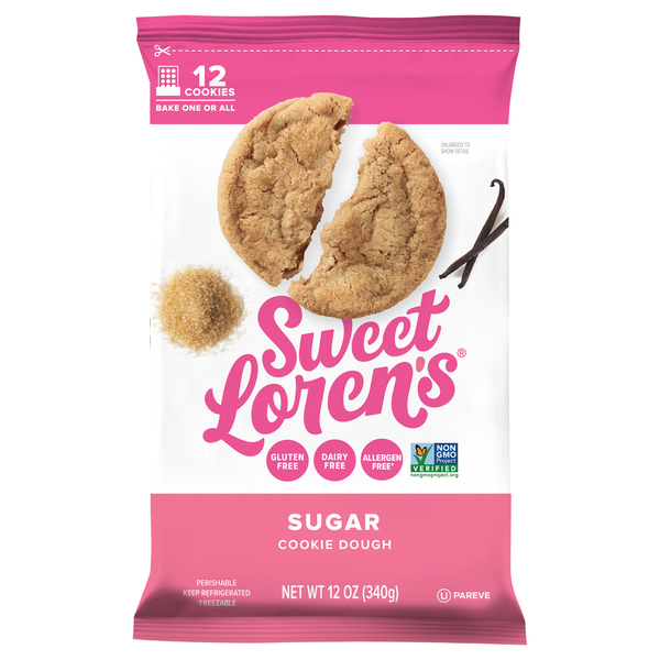 Sweet Loren's Gluten & Dairy Free Sugar Cookie Dough - 12 ct