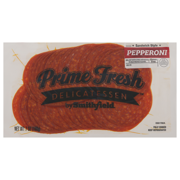 Smithfield Prime Fresh Delicatessen Sandwich Style Pepperoni