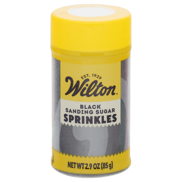 Wilton Black Sanding Sugar Sprinkles