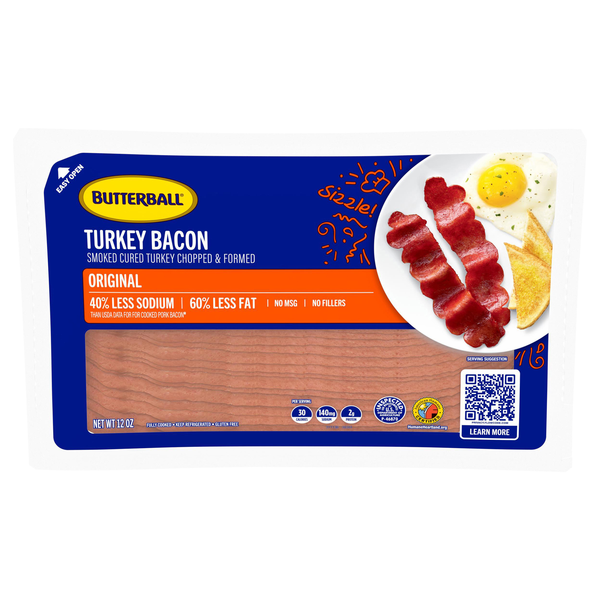 Butterball Original Turkey Bacon Sliced