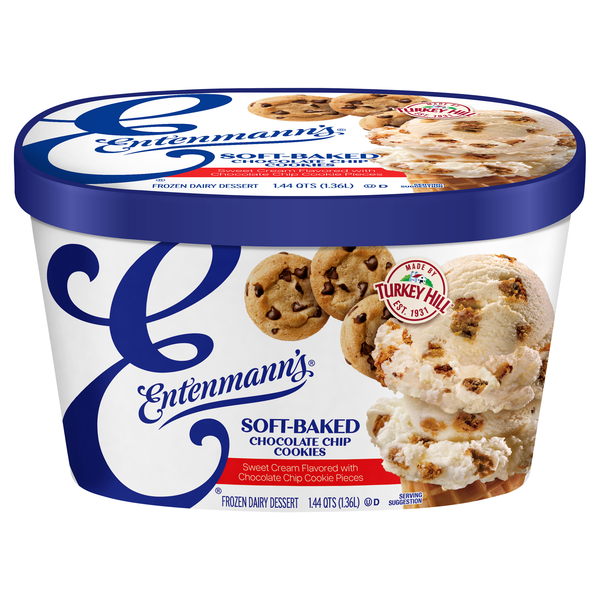 Turkey Hill Entenmann's Soft Baked Chocolate Chip Cookies Frozen Dessert
