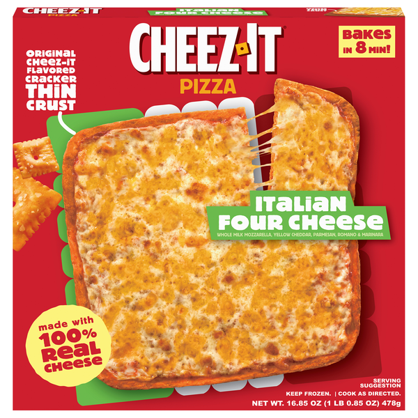 Cheez-It Thin Crust Italian Four Cheese Pizza Frozen