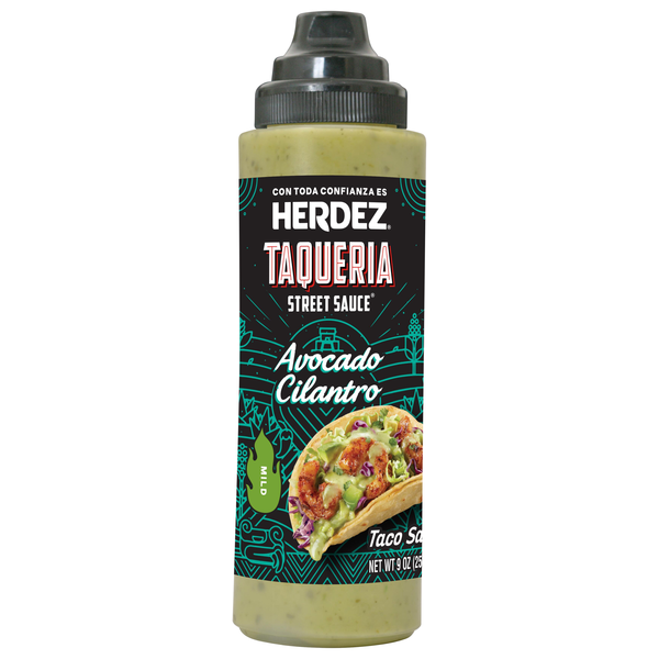 Herdez Taqueria Mild Avocado Cilantro Street Taco Sauce