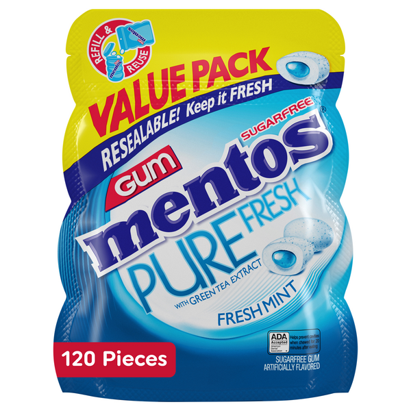 Mentos Pure Fresh Sugar Free Gum Mint