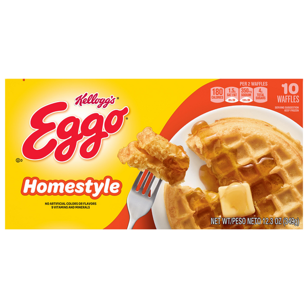 Save on Kellogg's Eggo Waffles Homestyle 10 ct Order Online Delivery