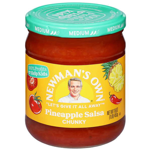 Newman's Own Medium Chunky Pineapple Salsa