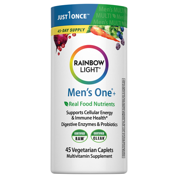 Rainbow Light Men's Vegetarian Gluten Free One Daily Multivitamin Tablets