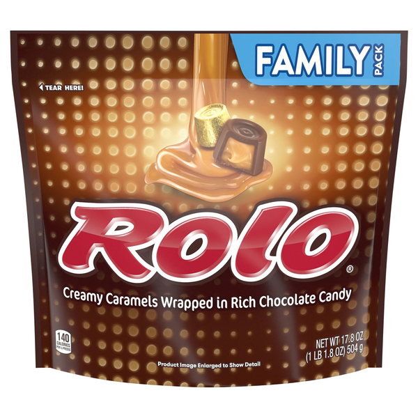Rolo Creamy Caramel Chocolate Candy Family Pack