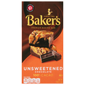 Baker's Unsweetened Chocolate Baking Bar 100% Cacao