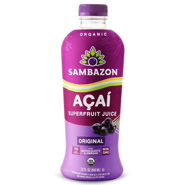 Sambazon The Original Acai Superfood Juice Beverage Organic Fresh