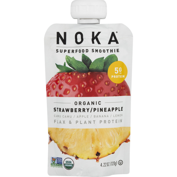 Save on Noka Superfood Smoothie Strawberry Pineapple Organic Order Online Delivery Stop & Shop