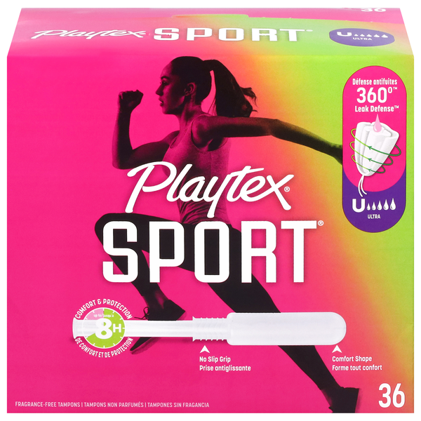 Playtex Sport Unscented Ultra Tampons