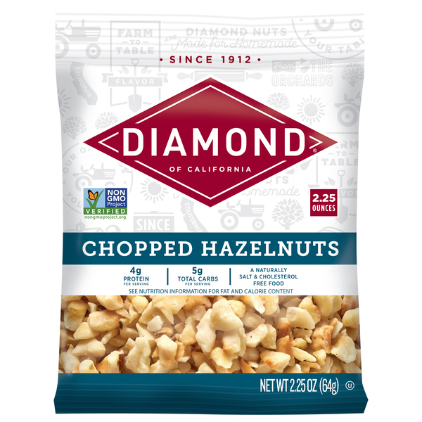 Diamond Chopped Hazelnuts