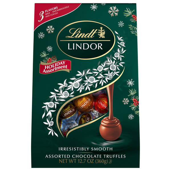Lindt Lindor Assorted Chocolate Truffles Christmas Candy