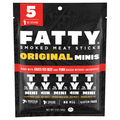 Fatty Minis Original Smoked Meat Sticks - 5 ct