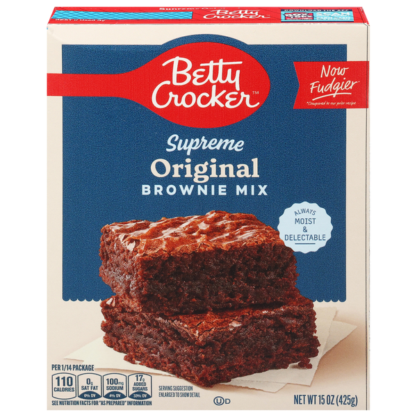 Betty Crocker Supreme Original Brownie Mix