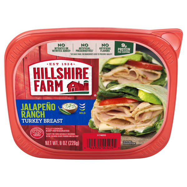 Hillshire Farm Mild Jalapeno Ranch Turkey Breast Sliced