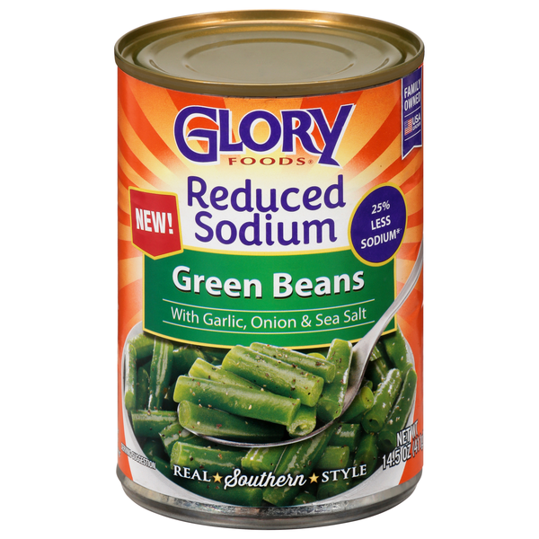Glory Foods Reduced Sodium Southern Style Green Beans