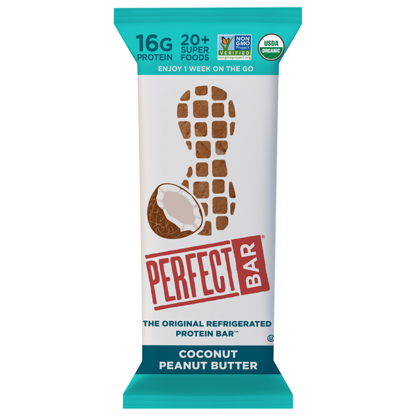 Perfect Bar Organic Coconut Peanut Butter Protein Bar Refrigerated
