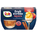Dole Apples & Creme Parfait Fruit Cups - 4 ct