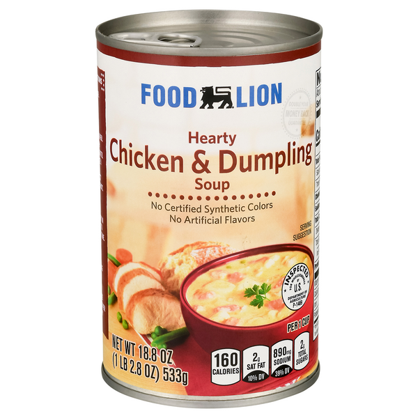 Food Lion Hearty Chicken & Dumpling Soup