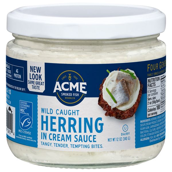 Acme Wild Caught Herring in Cream Sauce