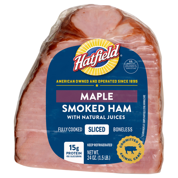 Hatfield Fully Cooked Boneless Maple Smoked Ham Pre-Sliced