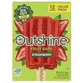 Outshine Strawberry Fruit Ice Bars Value Pack - 12 ct