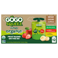 GoGo SqueeZ Organic Variety Pack Applesauce Pouches - 12 ct