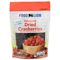 Food Lion Sweetened Dried Fruit Cranberries