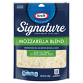 Kraft Signature Natural Thick Cut Shredded Whole Milk Mozzarella Cheese