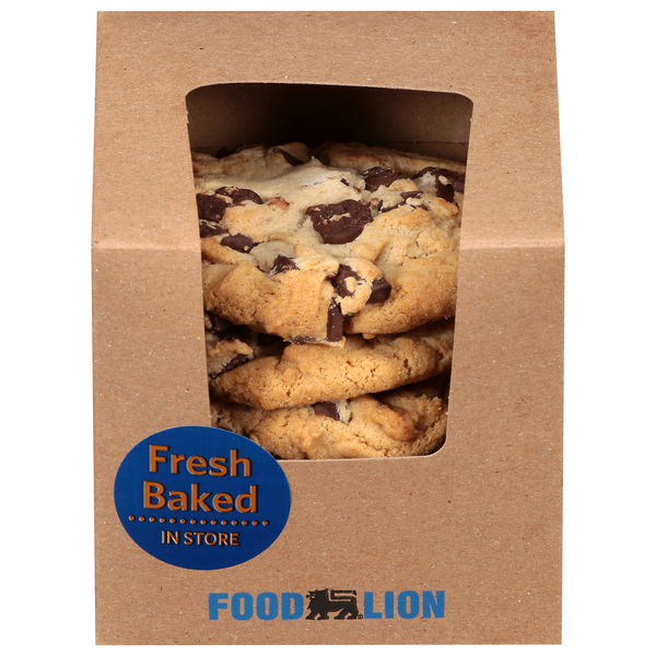 Food Lion Bakery Gourmet Chocolate Chunk Cookies - 6 ct