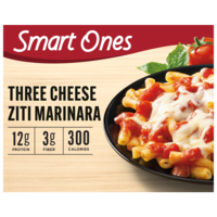 Smart Ones Three Cheese Ziti Marinara 12g Protein Frozen Meal