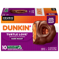 Dunkin' Turtle Love Flavored Dark Roast K-Cup Coffee Pods