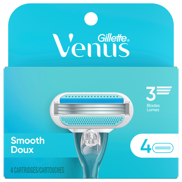 Gillette Venus Smooth 3 Blades Cartridges