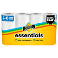 Bounty Essentials Select-A-Size White Double Rolls Paper Towels - 4 ct