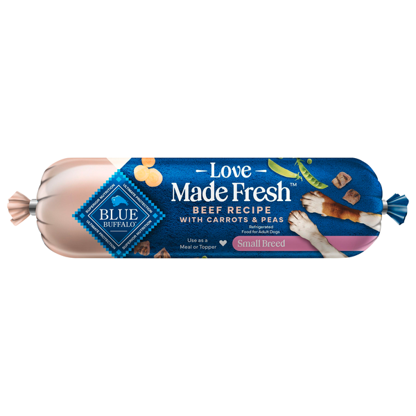 Blue Buffalo Love Made Fresh Beef Small Breed Adult Dog Food Refrigerated