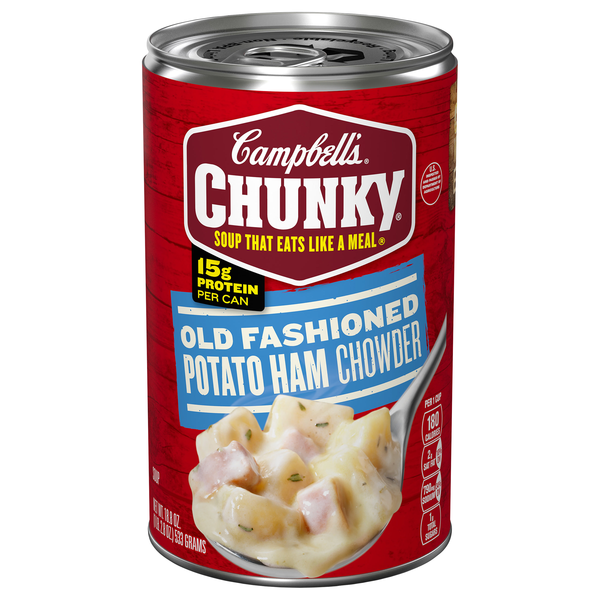 Campbell's Chunky Old Fashioned Potato Ham Chowder Soup