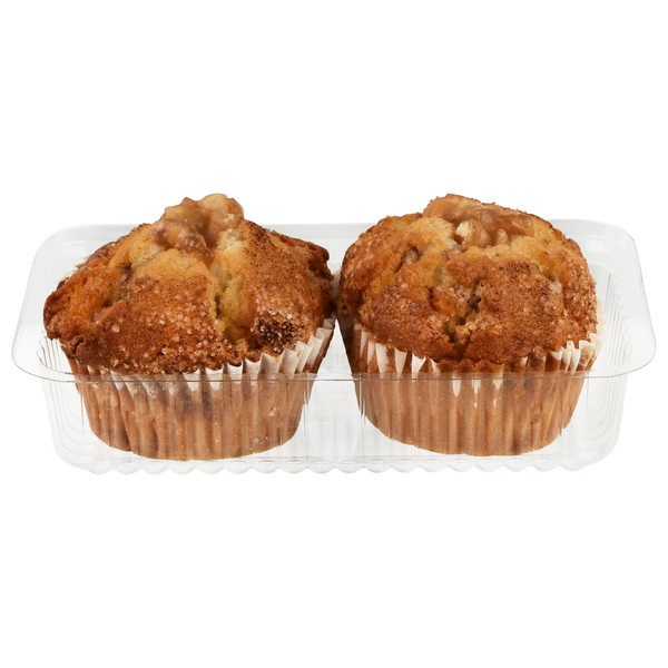 Hannaford Cinnamon Chip Apple Filled Muffins - 2 ct