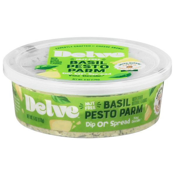 Delve Nut Free Basil Pesto Parm Dip or Spread