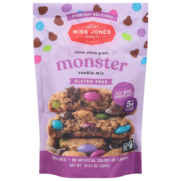 Save on Miss Jones Baking Co. Cookie Mix Monster Gluten Free Order