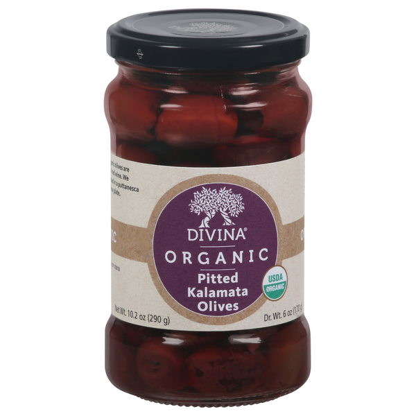 Save on Divina Kalamata Olives Pitted Organic Order Online Delivery Giant