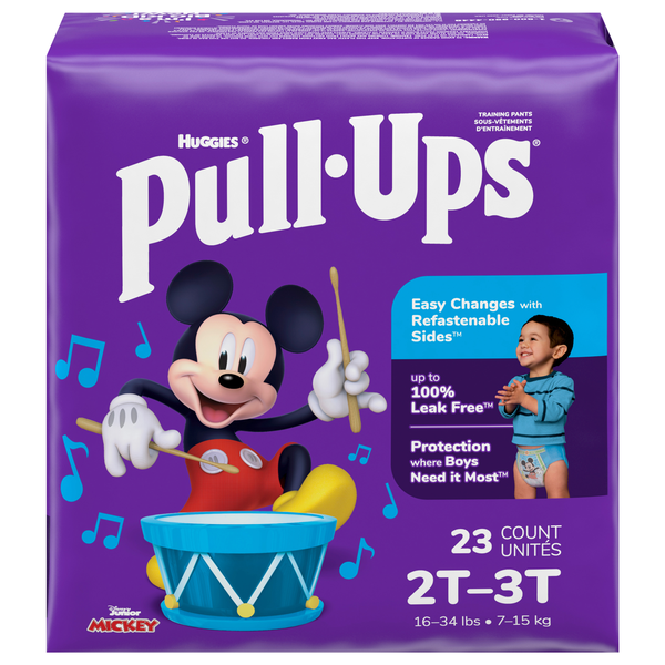 Pull-Ups Boys 2T-3T Training Pants 16-34 lb