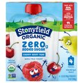 Stonyfield Organic Kids Cherry Berry Pear Whole Milk Yogurt Pouches - 4 ct